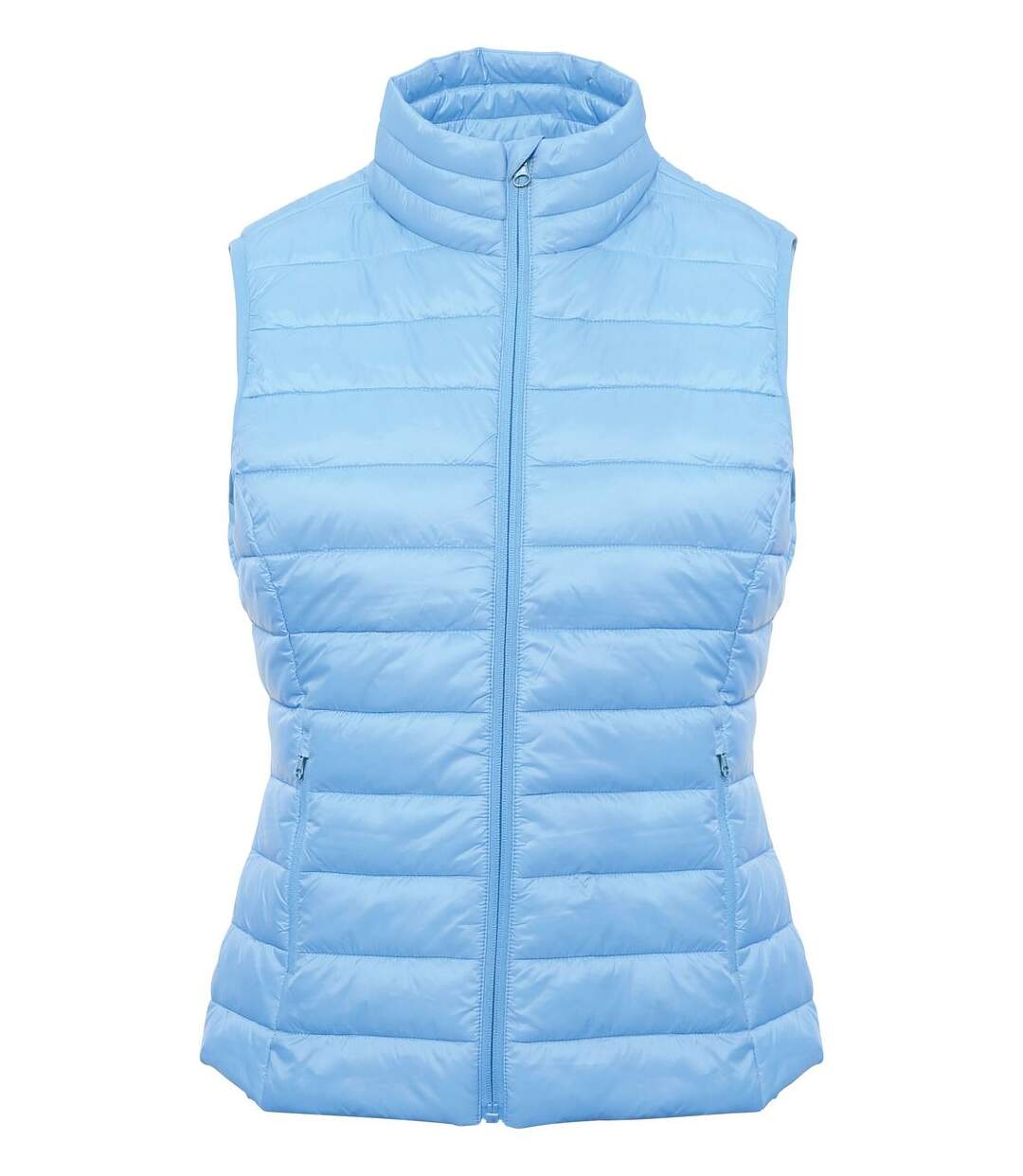 Gilet doudoune rembourré sans manches - femme - TS31F - bleu ciel