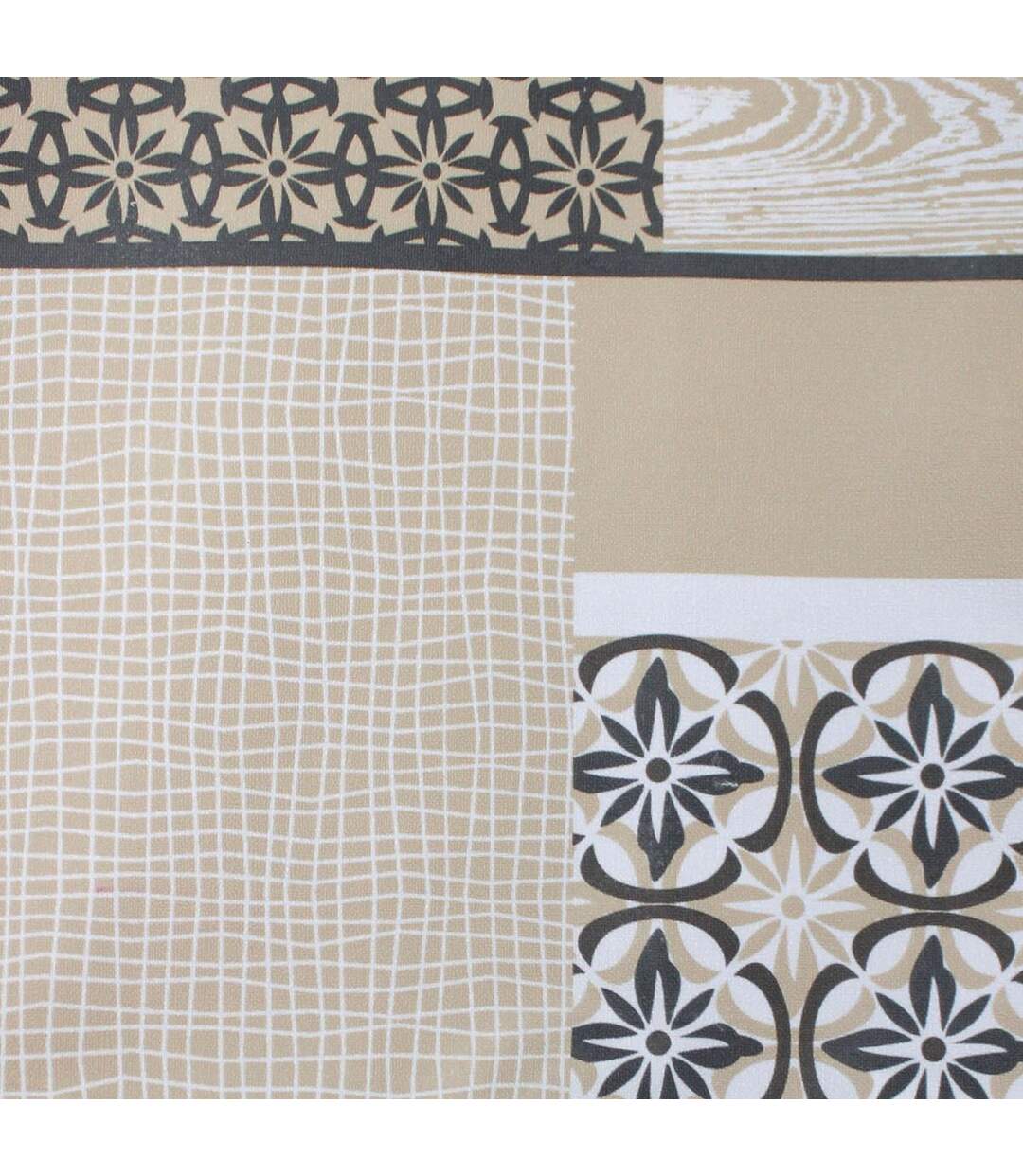 Nappe Imprimé Costa 140x240cm Beige-3
