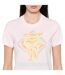 T-shirt Motif/style Imprimé Diamond Column Femme Rose Casablanca-3