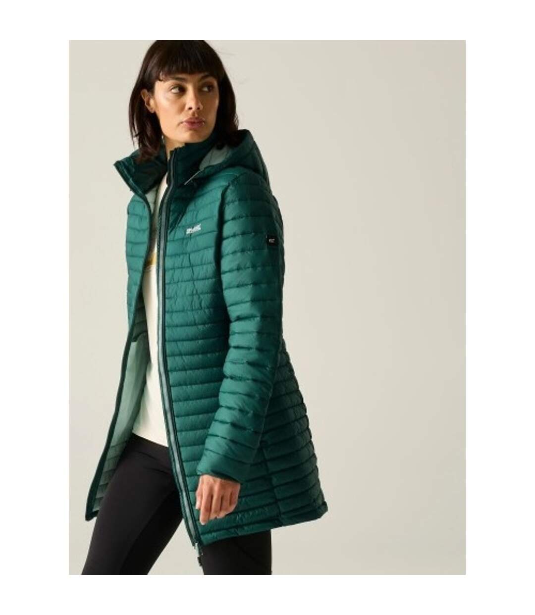 Doudoune Motif/style Matelassé Selenar Femme Vert Sarcelle Regatta-1