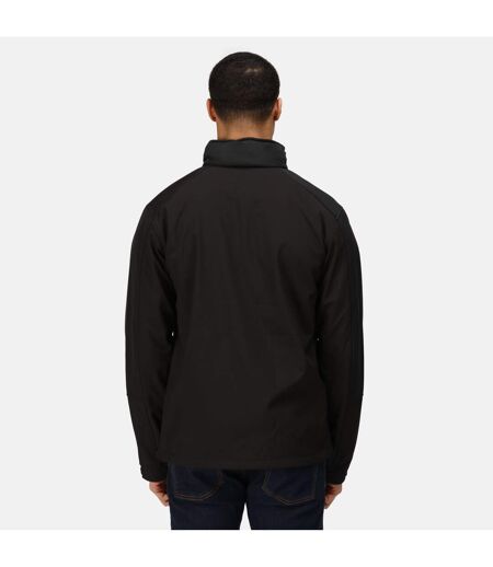 Regatta Mens Hydroforce 3-Layer Softshell Jacket (Wind Resistant, Water Repellent & Breathable) (Black/Black) - UTRW1215