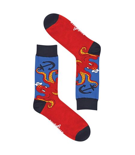 Chaussettes Rigolote Poisson | Soctopus | Respirant Coton Chaussettes Fantaisie