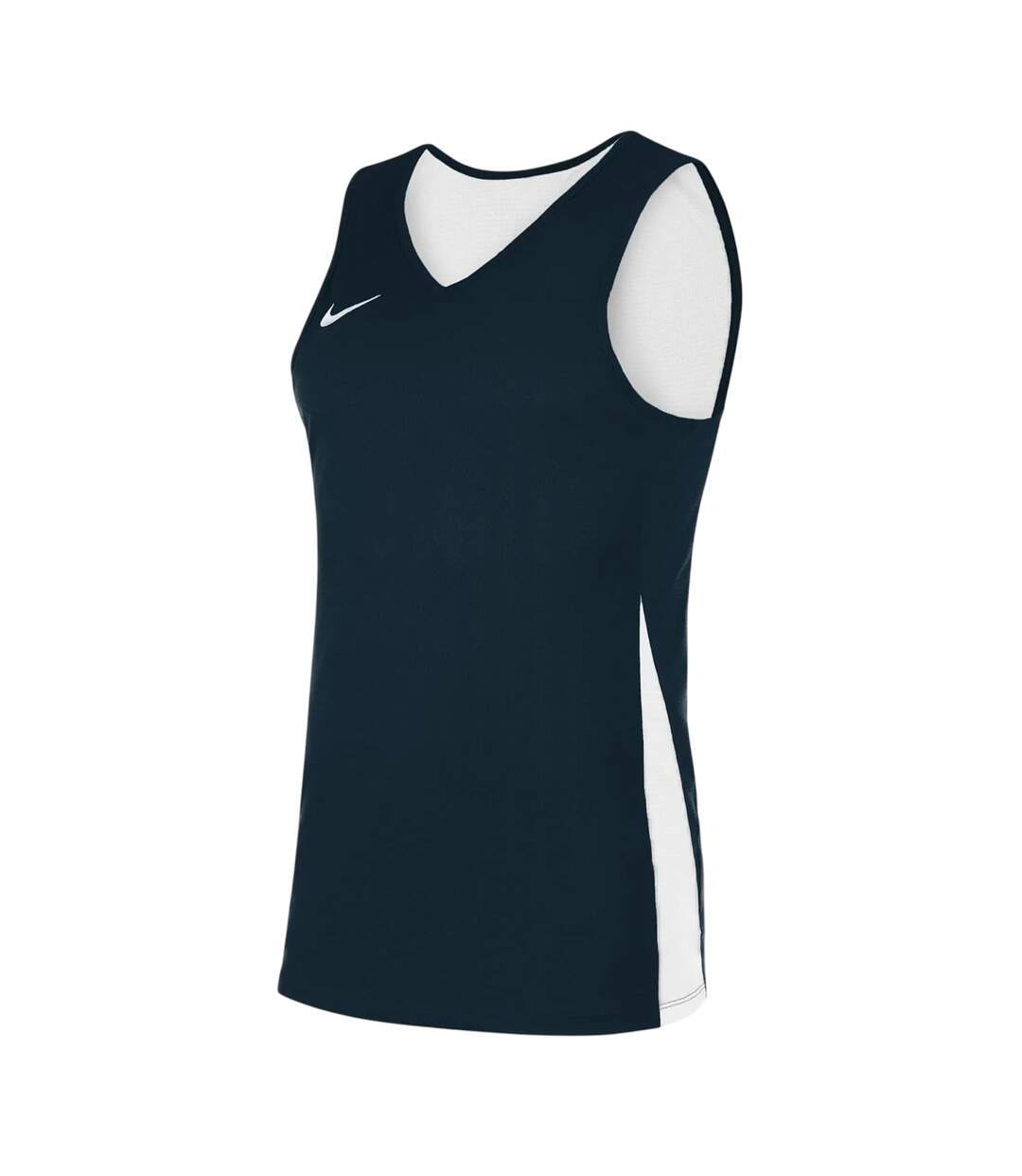 Maillot Sans Manches Motif/style Réversible Team Homme Bleu Foncé Blanc Nike-1