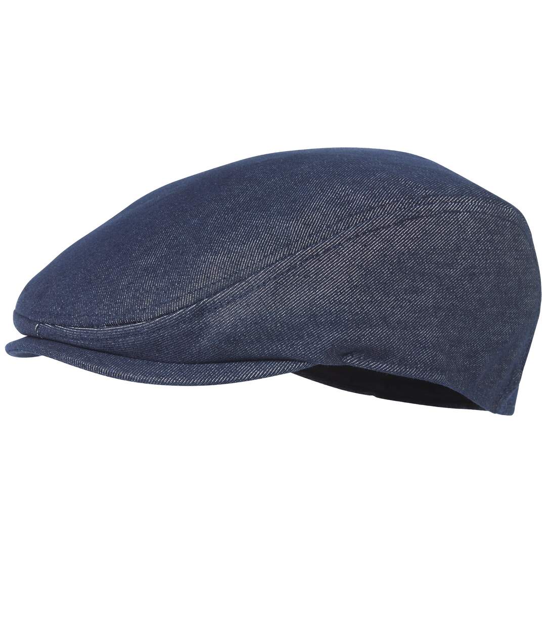 Men's Blue Denim Flat Cap-2