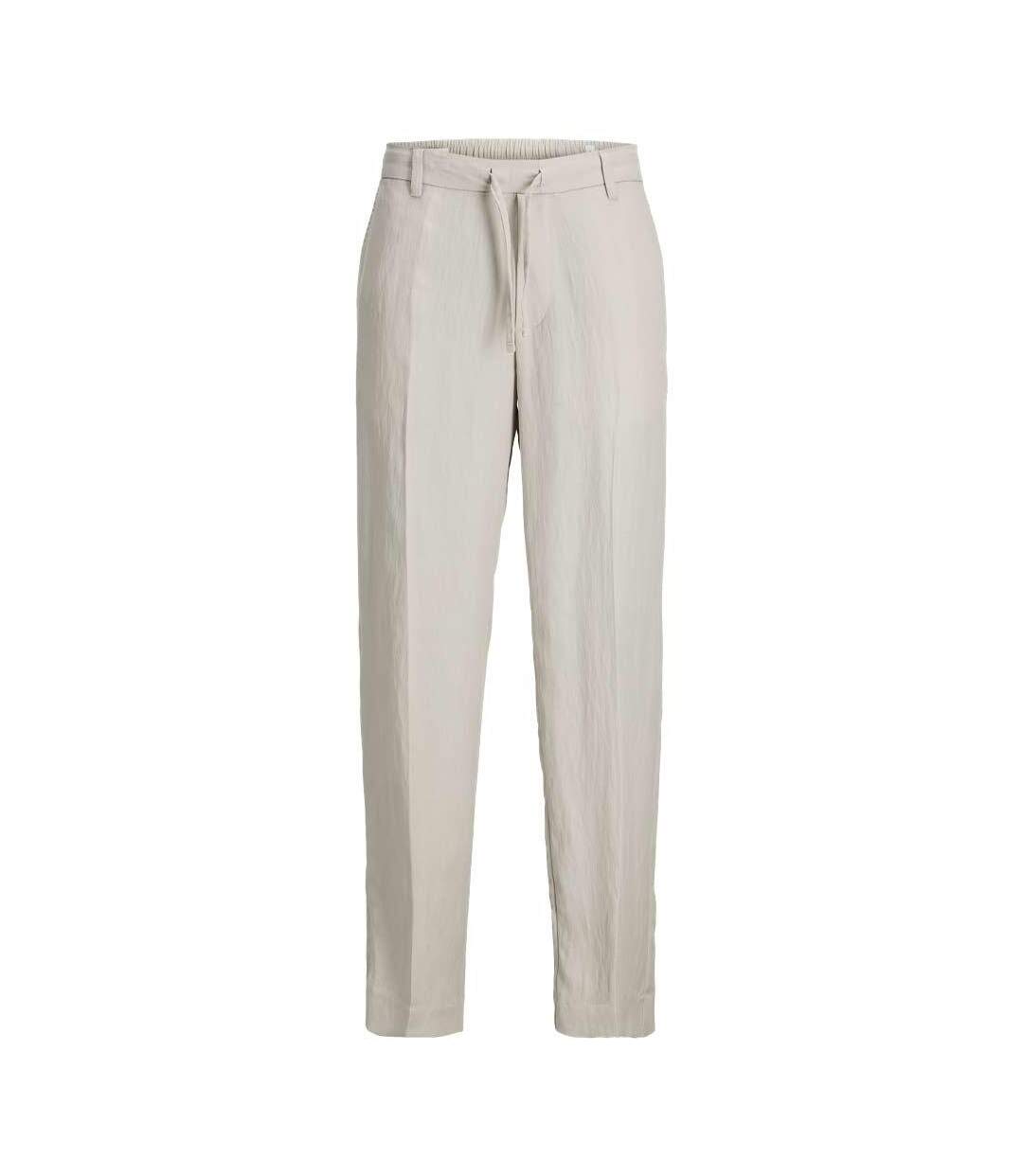 Pantalon fluide beige homme jack & jones jpstkarl-3