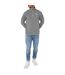 Mens Glacier Fleece Quarter Zip Sweatshirt Mid Grey The North Face-1