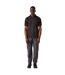 Mens Short-sleeved Polo Shirt Black Seal Grey Regatta Professional-1