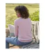 Womens/ladies Cashmere V Neck Jumper Ballet Pink WoolOvers-2