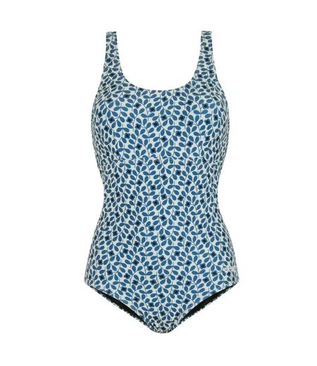 Maillot de bain 1 pièce orla kiely femme bleu Regatta