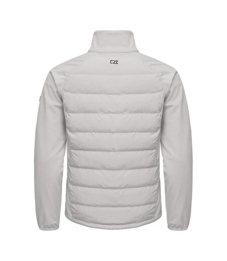 Mens Oak Harbor Padded Jacket Silver Cutter & Buck