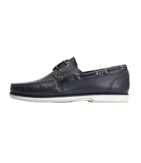 Mens Stern Boat Shoes Navy Base London