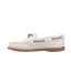 Womens/ladies Authentic Leather 2 Eyelet Boat Shoes White Sperry-3