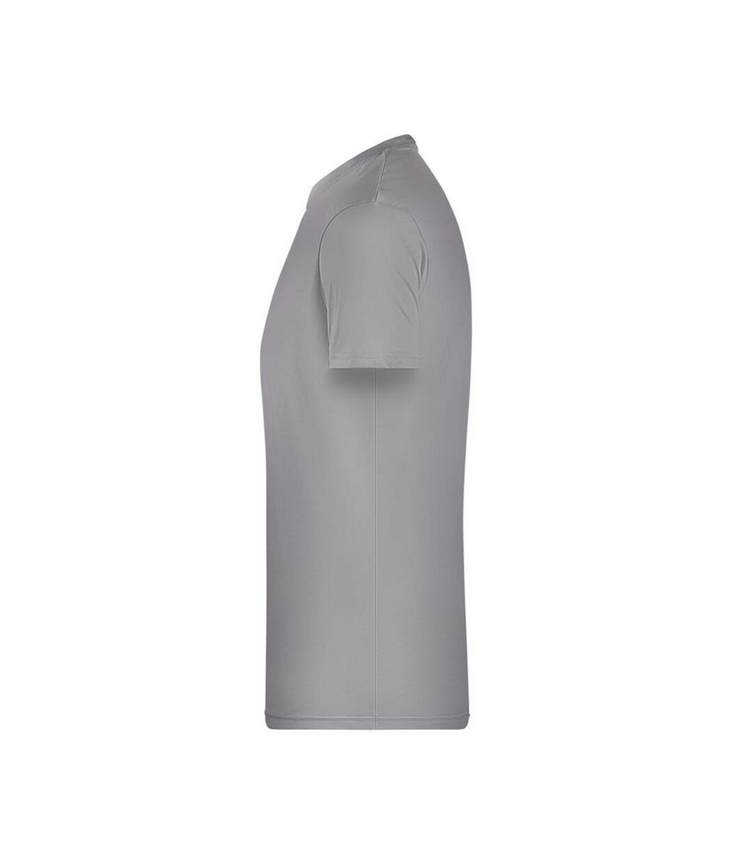 T-shirt Basic Homme Gris Acier James And Nicholson-4