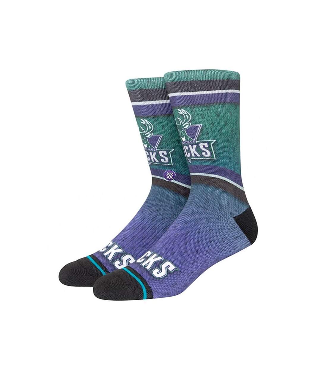 STANCE Chaussettes Homme Microfibre FADER MIL Violet Vert NBA