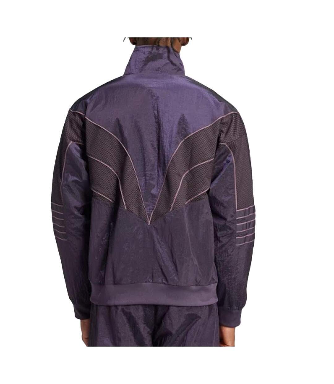 Veste de survêtement violette homme adidas q4 atl stone-2
