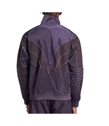 Veste de survêtement violette homme adidas q4 atl stone