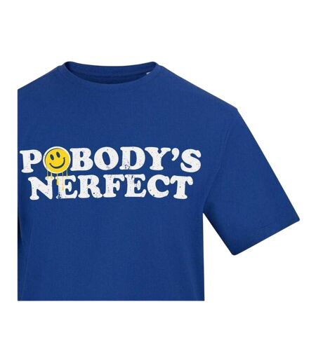 Mens Nobody´s Perfect T-shirt Blue AWD