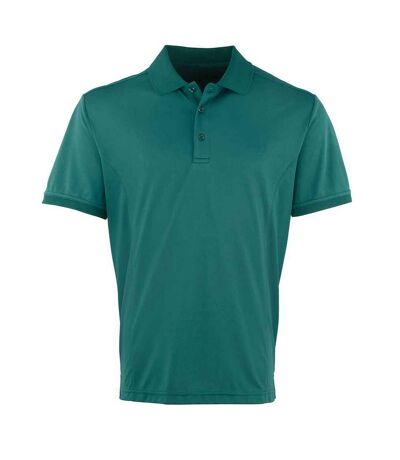 Polo coolchecker homme vert bouteille Premier