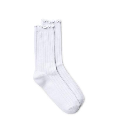 Chaussettes Blanches Femme Vero Moda Mena - Taille unique