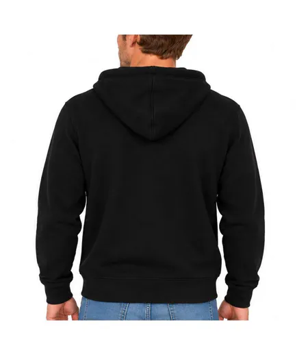 Sweat à capuche noir homme redskins sc8702
