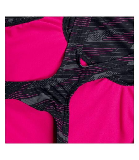 Maillot De Bain 1 Pièce Hyperboom Medalist Femme Noir Rose Speedo