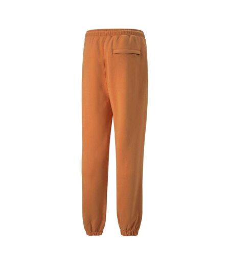 Unisex Adult Ami Fleece Heart Tapered Joggers Jaffa Orange Puma
