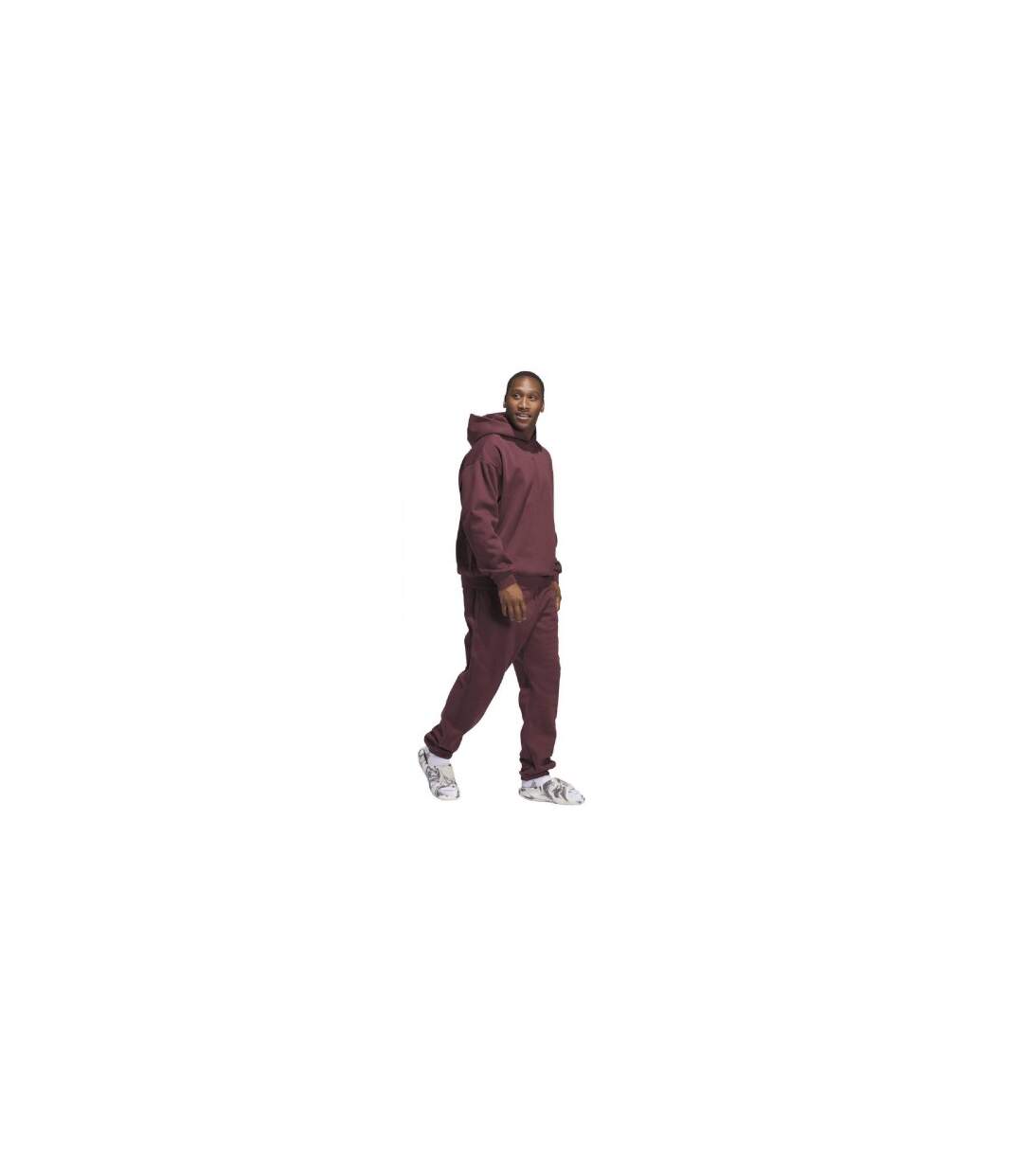 Sweat À Capuche Basket Homme Rouge Adidas-1