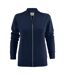 Womens/ladies Javelin Sweat Jacket Navy Printer-2