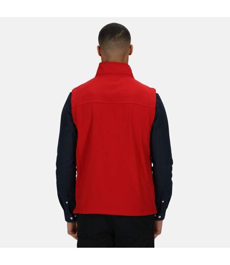 Regatta Mens Flux Softshell Vest Jacket (Navy/Navy)