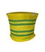 Unisex Adult Newton Heath Striped Snood One Size Yellow Fan Originals-1