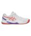 Baskets Gel Dedicate Femme Blanc Rose Asics-1