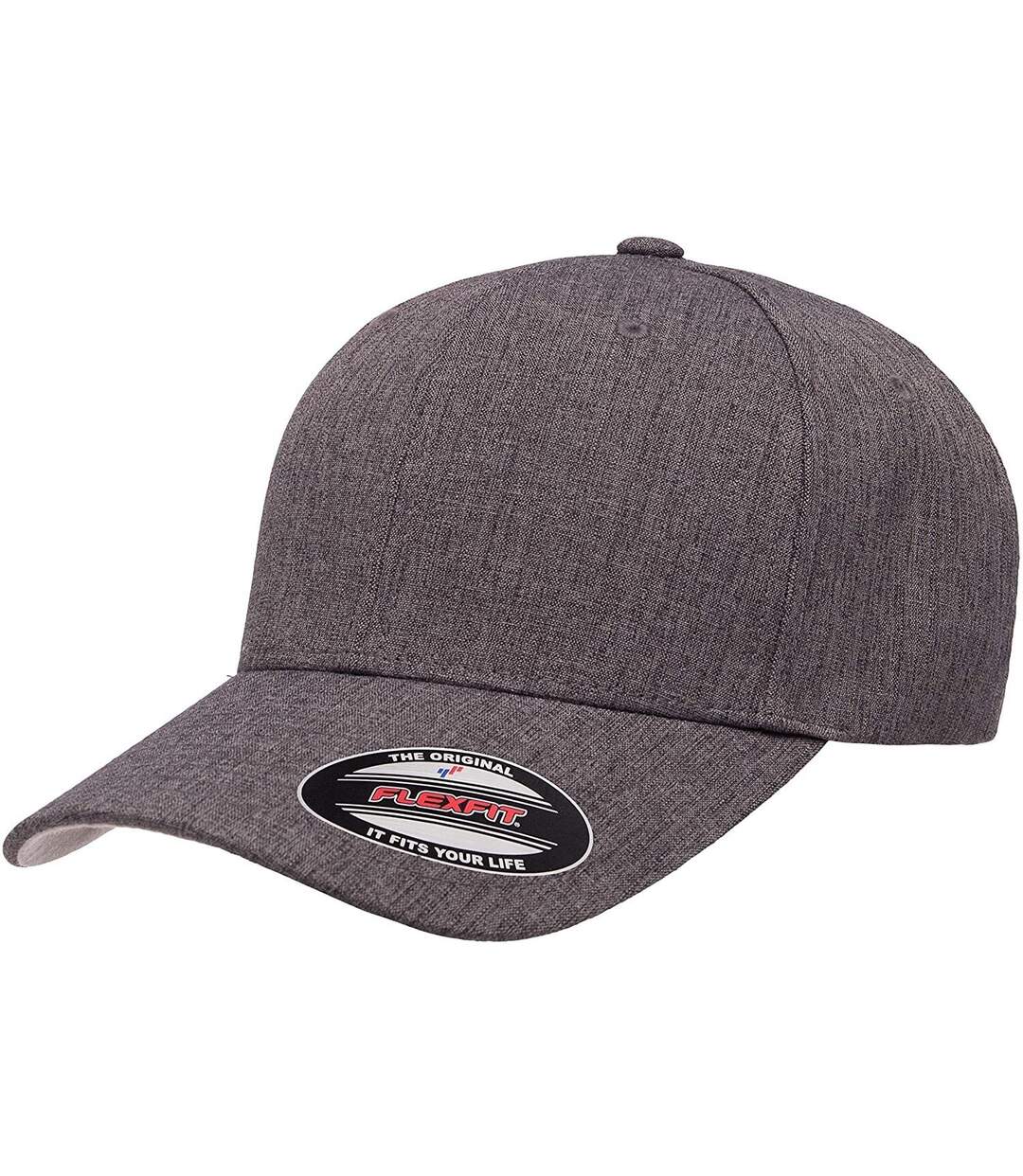 Casquette heatherlight adulte gris foncé Flexfit