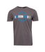 T-shirt gris/bleu homme best mountain 2010 - l-1