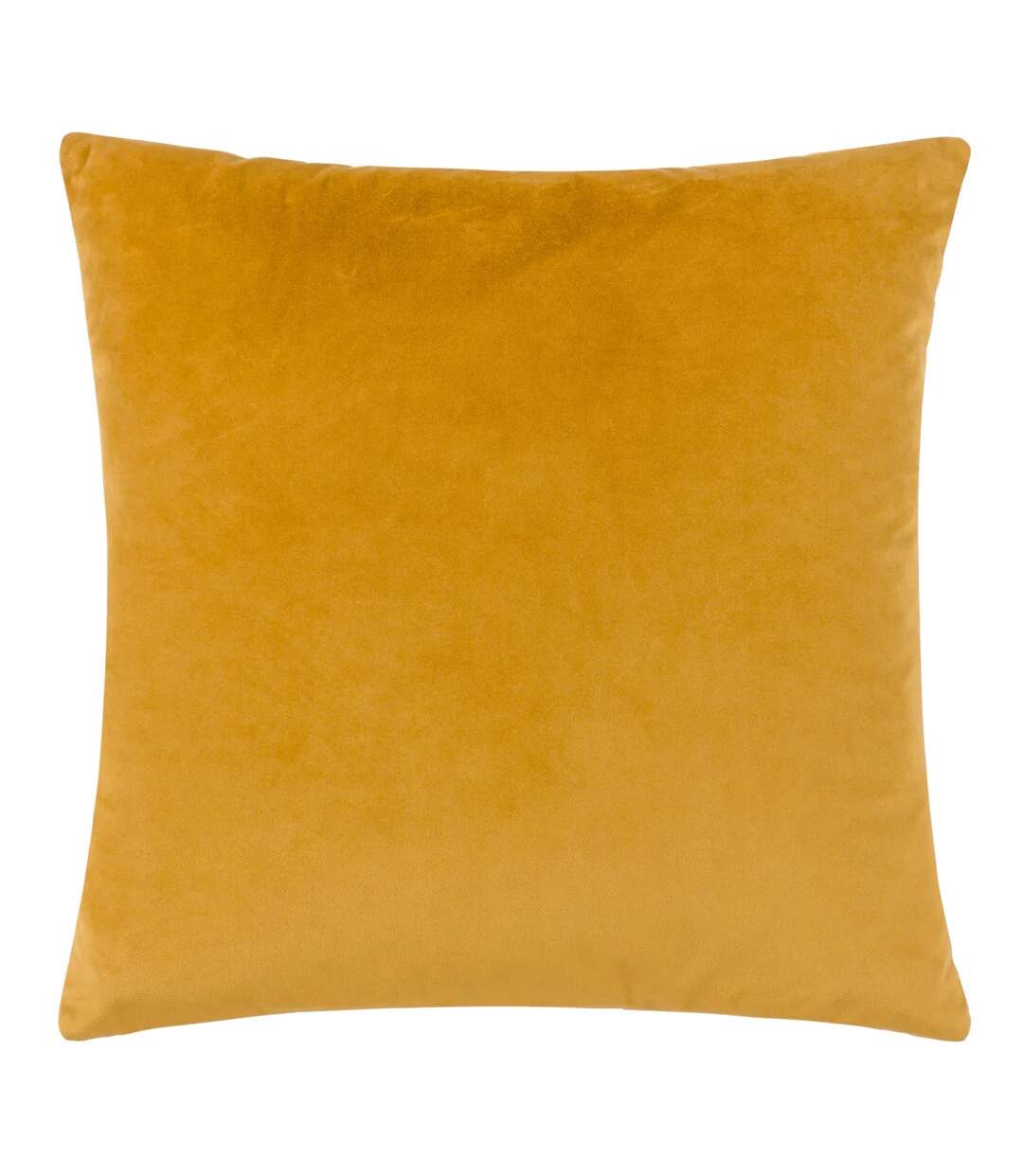 Henley jacquard velvet cushion cover 50cm x 50cm gold Paoletti