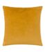 Henley jacquard velvet cushion cover 50cm x 50cm gold Paoletti