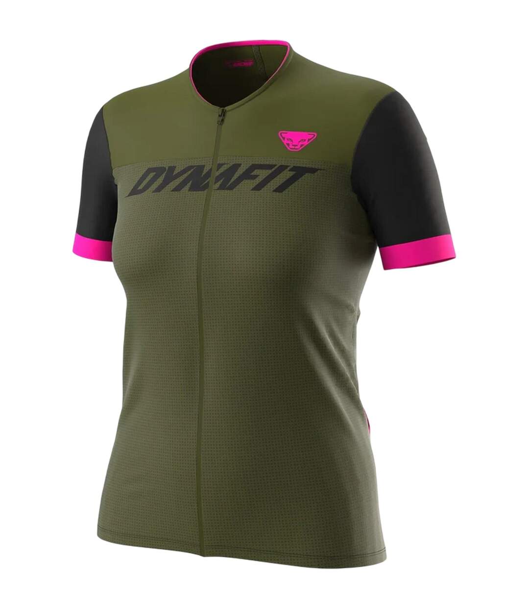 Womens/ladies Colour Block T-shirt Moss Dynafit-1
