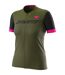 Womens/ladies Colour Block T-shirt Moss Dynafit-1
