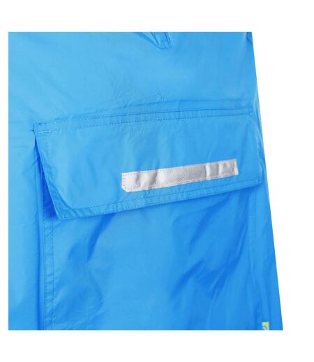 Trespass Qikpac Unisex Hooded Waterproof Packaway Poncho (Cobalt) - UTTP422