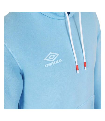 Sweat à capuche bleu umbro logo at - l