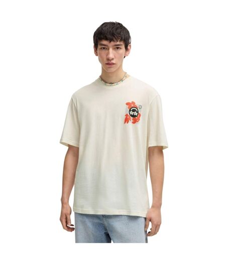 T-shirt Style Logo Nufloro Homme Blanc Hugo