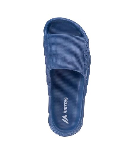 Tongs Adile Homme Bleu Marine Blanc Martes