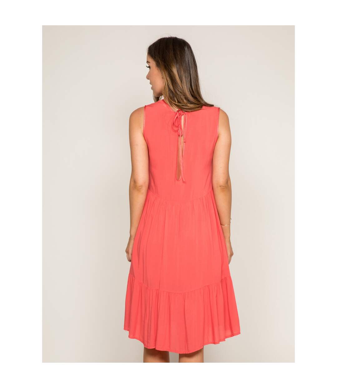 Robe midi IVOIRE - Dona X Lisa-3