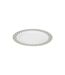 Lot de 6 Assiettes Plates Ginko 26cm Blanc