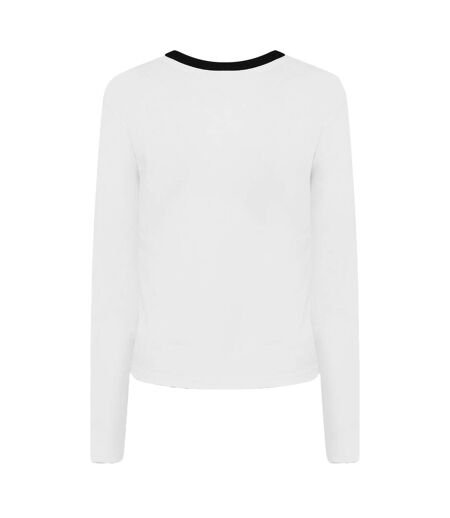 T-shirt Manches Longues Trinkey Femme Blanc Jack Wills