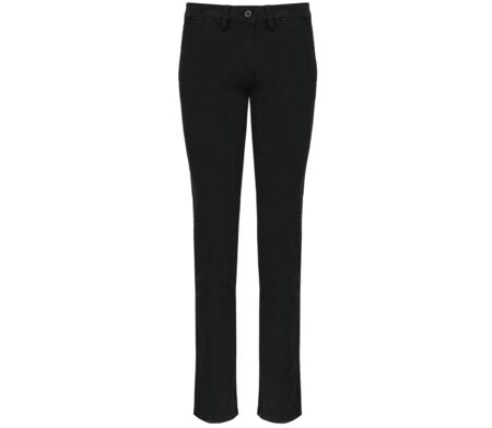 Pantalon chino - Femme - PAT741 - noir