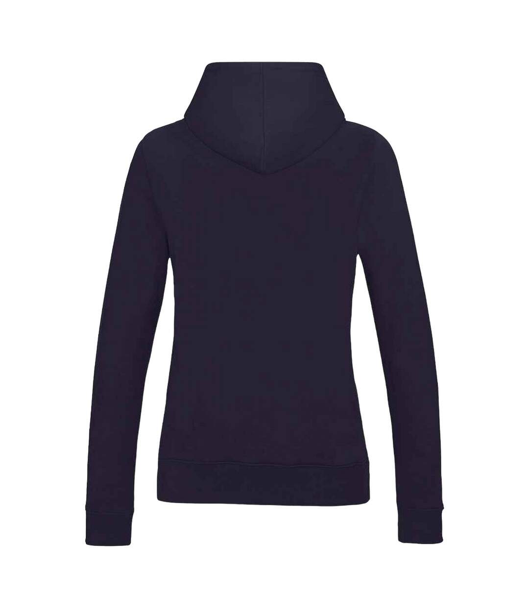 Sweat à capuche college femme bleu marine oxford Awdis