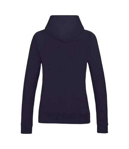 Sweat à capuche college femme bleu marine Awdis