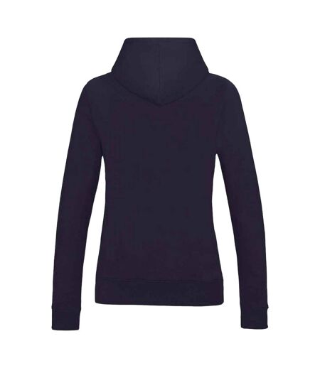 Sweat à capuche college femme bleu marine Awdis Awdis