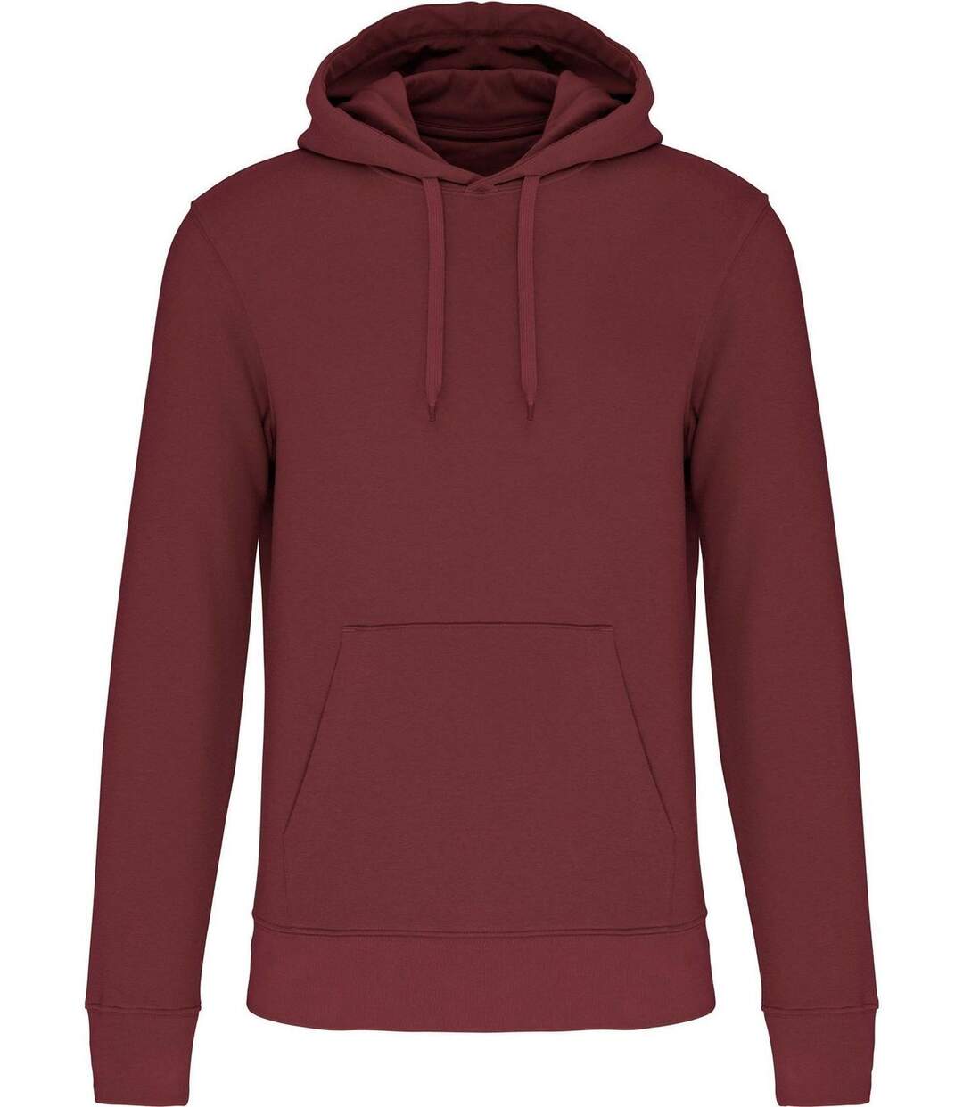 Sweat à capuche écoresponsable - Homme - K4027 - rouge vin