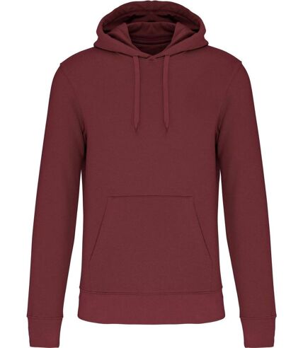 Sweat à capuche écoresponsable - Homme - K4027 - rouge vin